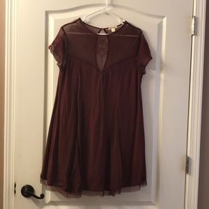 Maroon dress